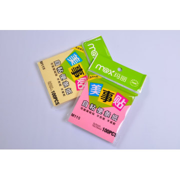 3 * 3 "Büro-und Schulbedarf Stanz-Sticky Note Memo Pad